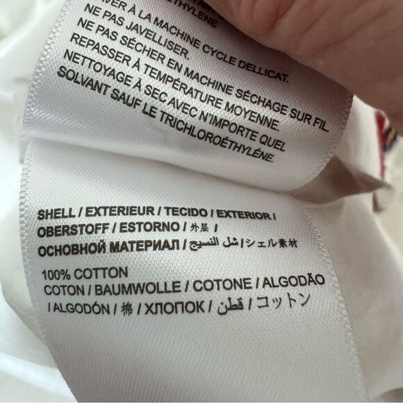 Farm Rio X Ant White Floral Embroidery Peasant Boho Blouse XS - Picture 14 of 14